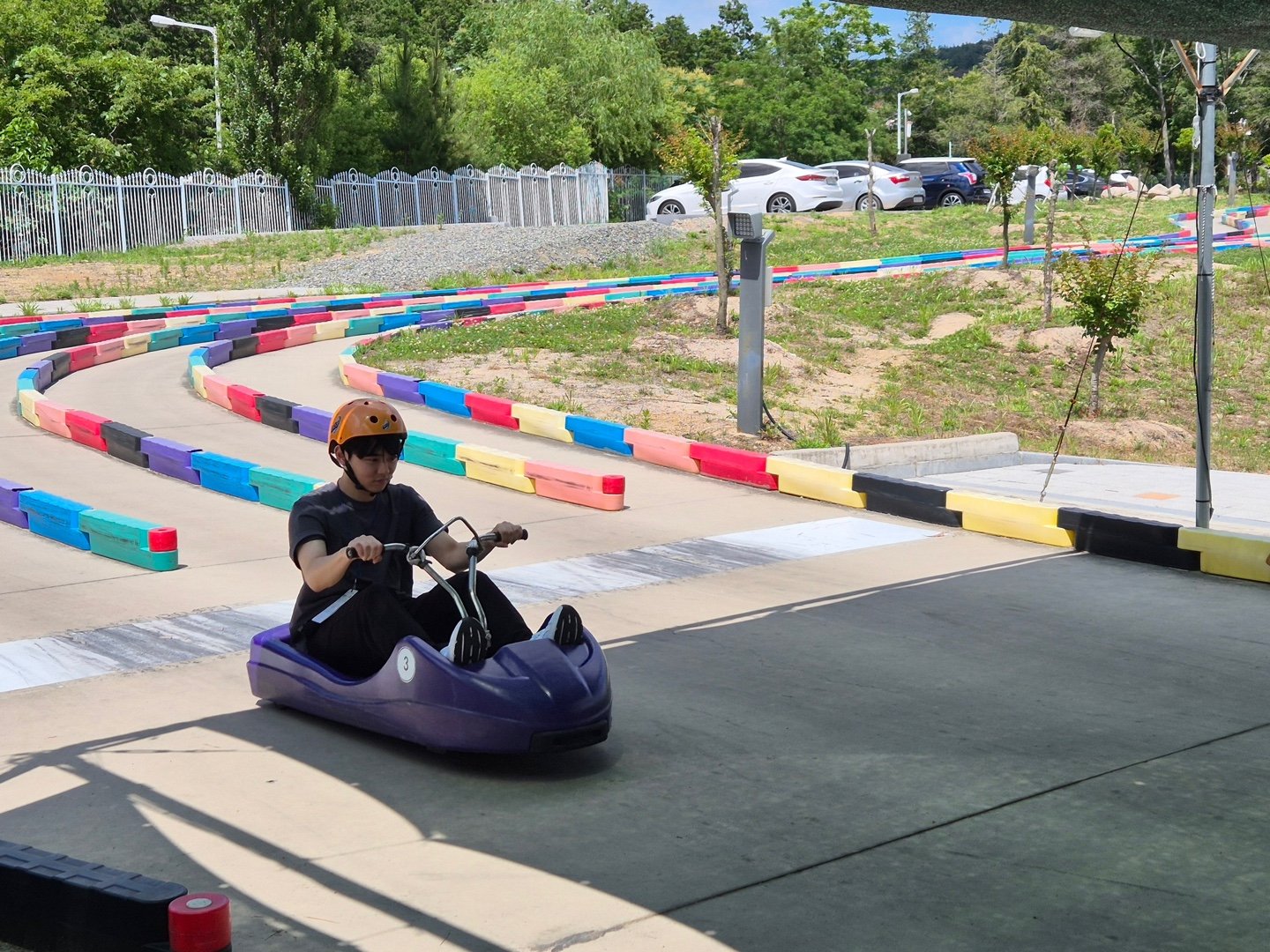 Luge with Prof. Huh 🛷