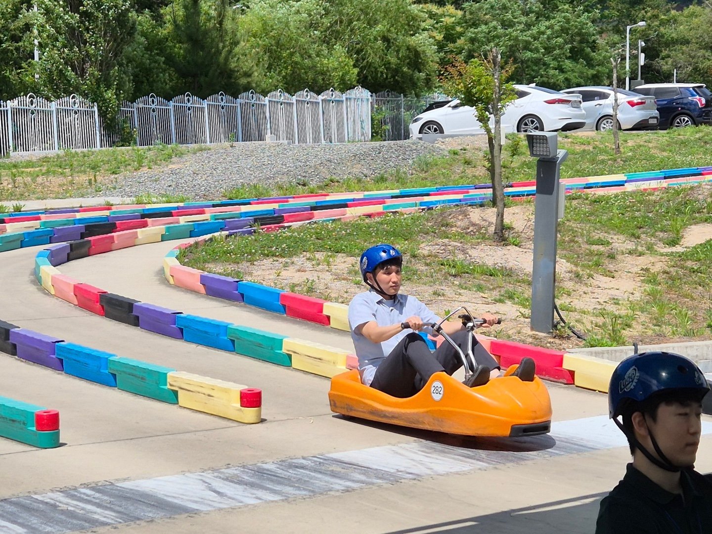 Luge with Prof. Huh 🛷